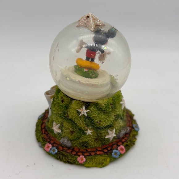 Disney Parks Walt Disney World 2000 Mickey Mouse Mini Snow Globe Missing Water - Picture 3 of 10